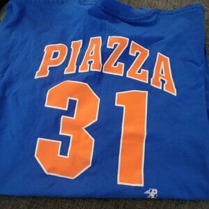 Mike Piazza Blue Player t shirt with TAGS Size XL